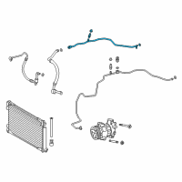 OEM 2018 Toyota C-HR Suction Pipe Diagram - 88717-F4010