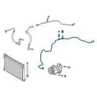 OEM 2018 Toyota C-HR Liquid Line Diagram - 88716-F4030