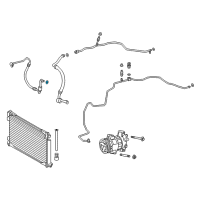 OEM 2018 Toyota C-HR Discharge Hose O-Ring Diagram - 88899-F4150