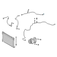 OEM Toyota C-HR Suction Pipe O-Ring Diagram - 88899-F4240