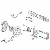 OEM 2019 Honda Clarity Set, RR. (17"-Epb) Diagram - 01473-TRT-P00