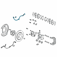 OEM Honda Clarity Set, Rear Diagram - 01466-TRT-A00