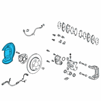 OEM 2019 Honda Clarity Splash Guard, RR. Diagram - 43253-TRT-A00