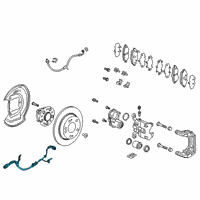 OEM Honda Clarity Harn Assy., Epb L Diagram - 47560-TRT-A01