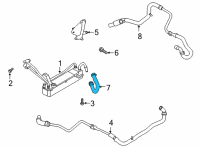 OEM 2022 Ford F-350 Super Duty Water Hose Diagram - LC3Z-18N345-B