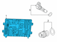 OEM 2019 GMC Sierra 2500 HD MODULE ASM-ENG CONT (W/ 2ND MPU) Diagram - 12711509