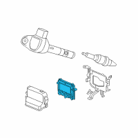 OEM 2017 Honda Odyssey Control Module, Engine (Rewritable) Diagram - 37820-RV0-A01