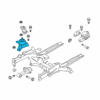 OEM 2011 Kia Soul Engine Mounting Bracket Assembly Diagram - 218102K600