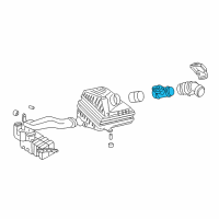 OEM 2000 Hyundai Sonata Sensor Assembly-Air Flow Diagram - 28164-37100