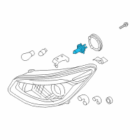 OEM 2018 Kia Soul Bulb-Halogen Diagram - 1864760559