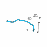 OEM Buick Enclave Stabilizer Bar Diagram - 15837426