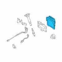 OEM 2013 Hyundai Equus Engine Control Module Unit Diagram - 39110-3F611