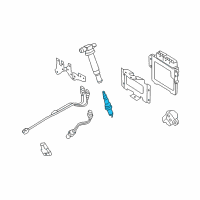 OEM 2011 Hyundai Equus Plug Assembly-Spark Diagram - 18850-11050