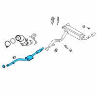 OEM 2022 BMW 430i xDrive RP-CATALYTIC CONVERTER Diagram - 18-30-7-933-842