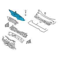 OEM 2015 Hyundai Tucson Panel Complete-Dash Diagram - 64300-2S550