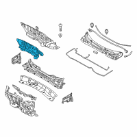 OEM 2011 Kia Sportage Insulator-Dash Panel Diagram - 841242S000