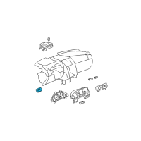 OEM 2017 GMC Acadia Limited Headlamp Switch Diagram - 22899574