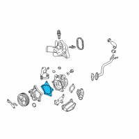 OEM 2016 Chevrolet Spark Pulley Gasket Diagram - 12635751