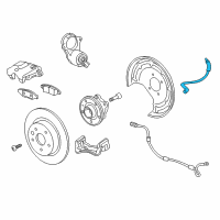 OEM 2021 Chevrolet Equinox Brake Hose Diagram - 84407929