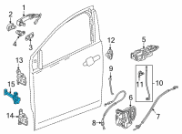 OEM 2022 Chevrolet Bolt EV Door Check Diagram - 84469267