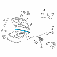 OEM 2015 Chevrolet Caprice Rear Weatherstrip Diagram - 92213881