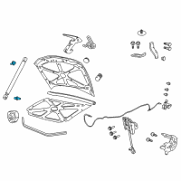 OEM 2015 Chevrolet Caprice Support Strut Ball Stud Diagram - 92138872