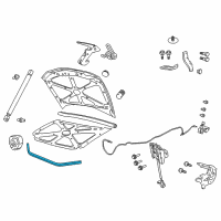 OEM 2012 Chevrolet Caprice Front Weatherstrip Diagram - 92458006