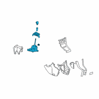 OEM Saturn Vue Gear Shift Assembly Diagram - 25952537