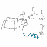 OEM 2003 Cadillac Escalade ESV Harness Asm-Fwd Lamp Wiring Diagram - 15187426