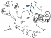 OEM 2022 Chevrolet Suburban Upper Nox Sensor Diagram - 12686784
