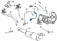 OEM 2022 Chevrolet Tahoe Lower Nox Sensor Diagram - 12686785