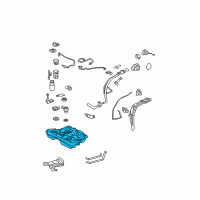 OEM Toyota Matrix Fuel Tank Diagram - 77001-02270