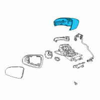 OEM Buick Mirror Cover Diagram - 26680883