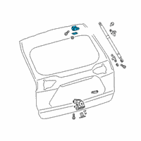 OEM 2021 Toyota RAV4 Hinge Diagram - 68810-42110