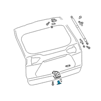 OEM 2016 Toyota RAV4 Striker Diagram - 69430-0E040