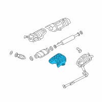 OEM Kia Optima Panel-Heat Protector Diagram - 287932G000