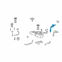 OEM Honda Accord Protector Assembly, Fuel Filler Pipe Diagram - 17660-TA0-L01