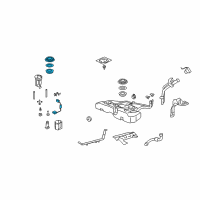 OEM Acura Meter Set Diagram - 17047-TA0-A00