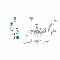 OEM 2010 Honda Accord Module Set, Fuel Pump Diagram - 17045-TA0-L00