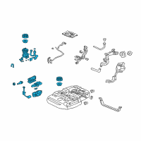 OEM Honda Odyssey Set, Fuel Pump Module Diagram - 17045-SHJ-A51