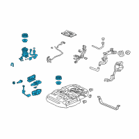 OEM 2009 Honda Odyssey Set, Fuel Pump Module Diagram - 17045-SHJ-A51