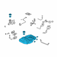 OEM 2008 Honda Odyssey Tank Set, Fuel Diagram - 17044-SHJ-A31