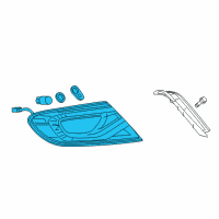 OEM 2015 Chrysler 200 Lamp-Tail Stop Turn Diagram - 68110362AA