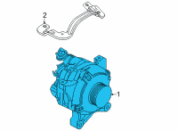 OEM 2014 Ford E-150 Alternator Diagram - 9C2Z-10346-B