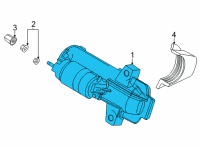 OEM 2022 Ford Bronco Sport Starter Diagram - JX6Z-11002-A