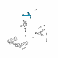 OEM 2000 Honda S2000 Arm Assembly, Right Front (Upper) Diagram - 51450-S2A-003