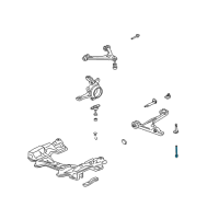 OEM 2005 Honda S2000 Bolt C, FR. Arm (Lower) Diagram - 90171-S2A-020