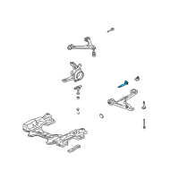 OEM Honda Bolt B, FR. Arm Adjust (Lower) Diagram - 90170-S2A-000