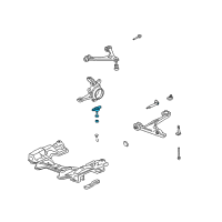 OEM 2002 Honda S2000 Joint Assembly, Front Ball (Lower) Diagram - 51230-S2A-000