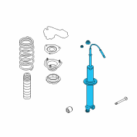 OEM 2013 Nissan GT-R ABSORBER Kit-Shock, Rear Diagram - E6210-38B0A